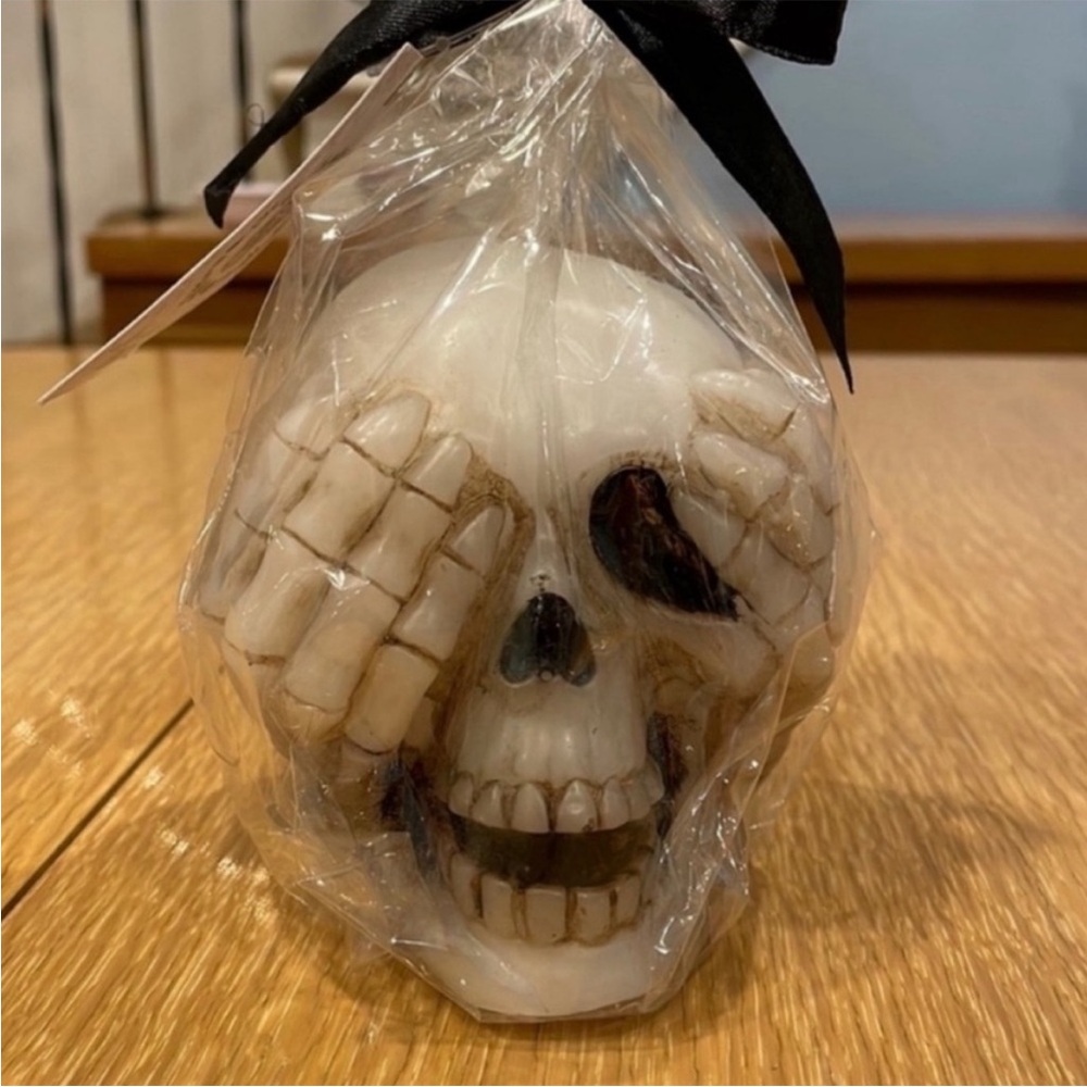 Halloween Skull Candle
